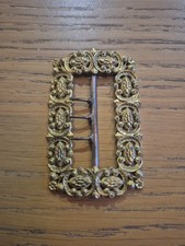 Victorian belt buckle gold - buckle,