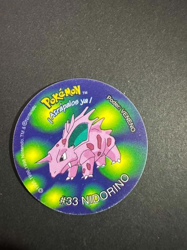 Pokemon tazo nidorino - tazo, #33