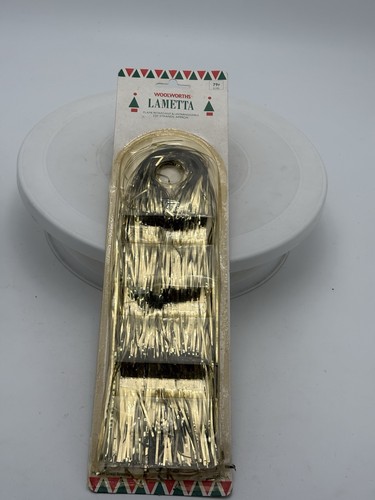 Woolworths gold lametta - woolworths,
