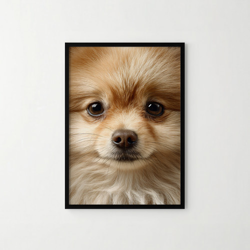 Borderless pomeranian close - borderless,