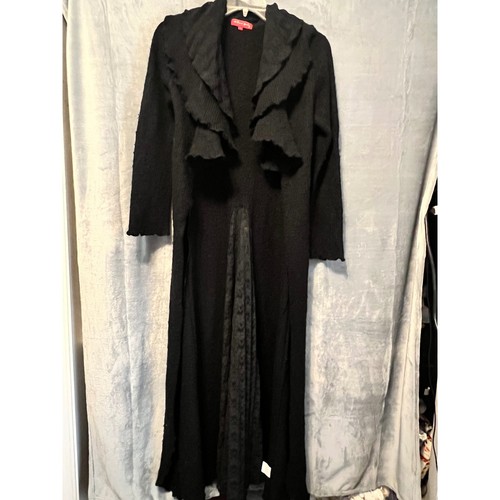 Rene derhy black ruffle long - rene,