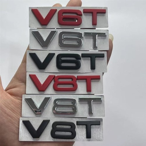 Metal v6t v8t emblem - 1x,