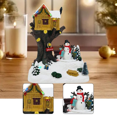 Lighted christmas village - christmas,