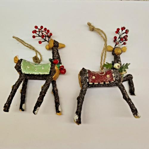 Wooden reindeer christmas - reindeer,