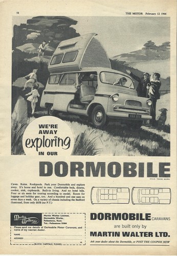 Bedford dormobile motorhome - bedford, ca