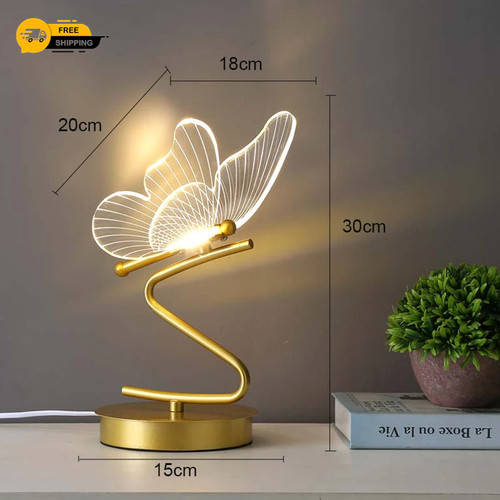 Nordic butterfly led table - led,