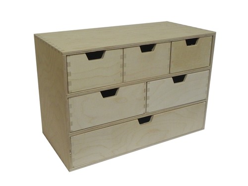Drawer plain wooden storage - wooden,