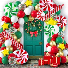 Christmas Balloons Garland