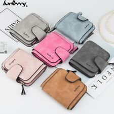 Women's Short Wallet Korean Buckle Sanded Zipper Ladies Hand Bag Cards