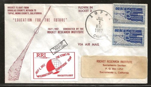 1957 rocket mail - us,