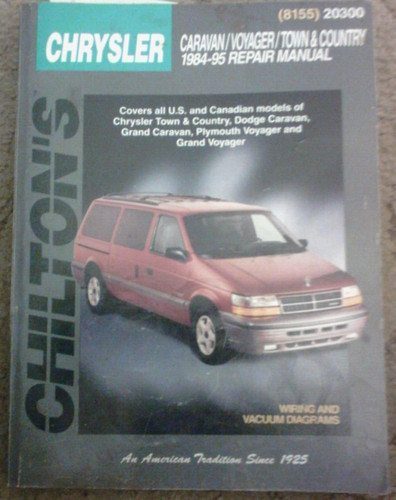 Chrysler chilton repair manual - repair,