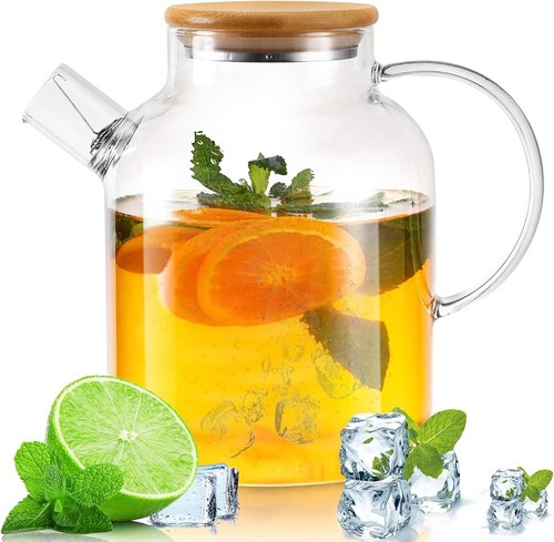 1800ml large glass teapot jug - 1800ml,