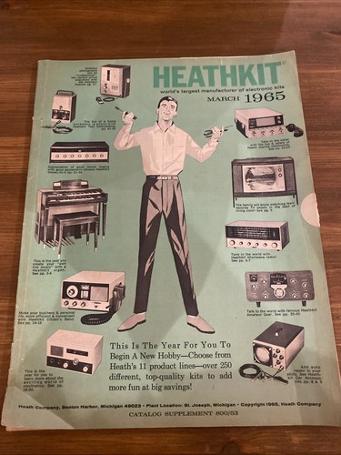 1965 heathkit radio test - 1965,