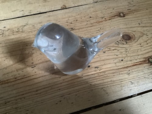 Wedgwood clear glass - glass, bird