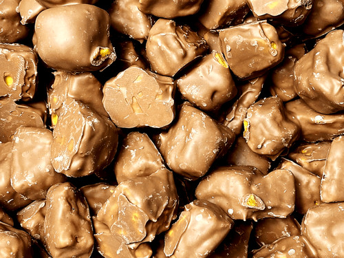 Chocolate covered honeycomb - covered,