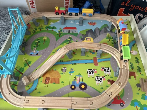 Toy train set track few - ,