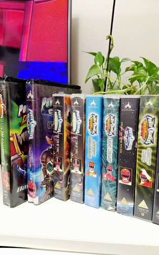 Power rangers vhs tapes - vhs,