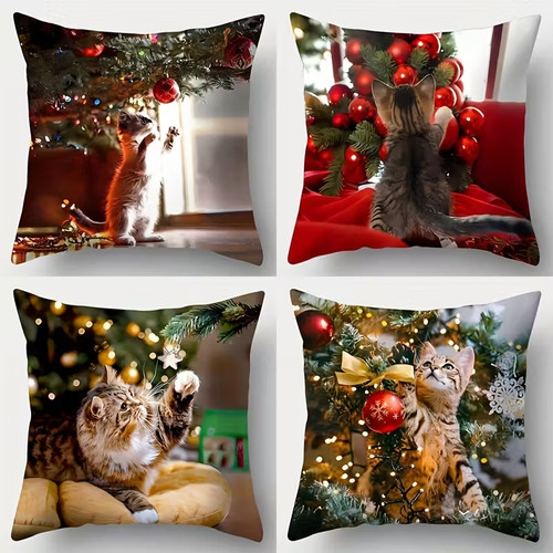 Set cat christmas - set, 4