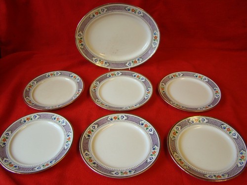 Side plates and sandwich - 6,