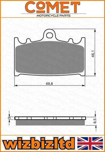 Comet front left - brake, pad