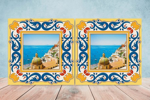 Italian ceramic backsplash - ceramic,
