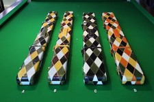 Chesworth Cues 3/4 Harlequin Real Leather Snooker/Pool Cue Case, Chesworth Cues