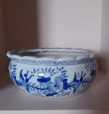 Blue and Chinese shallow