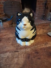Cat Ornament, black and white