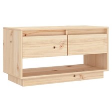 Solid Wood Pine TV Cabinet
