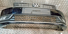 2013 VW VOLKSWAGEN PASSAT B7 - FRONT BUMPER COMPLETE BLACK LC9X