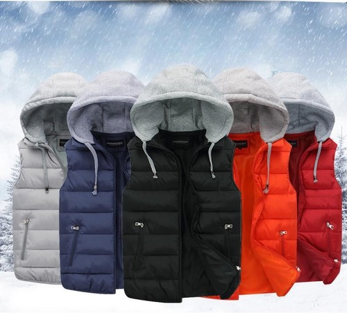 Men black quilted padded - men's,