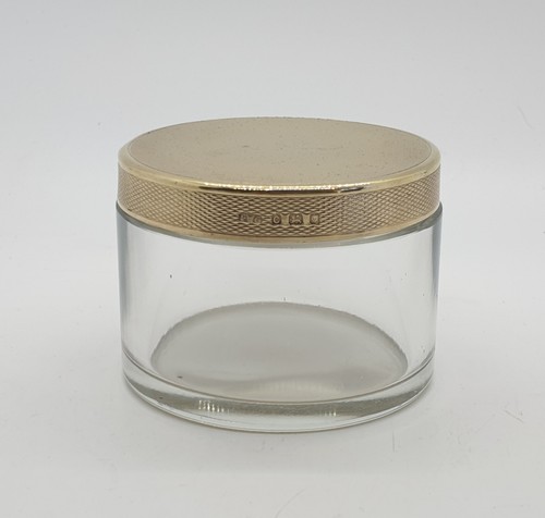 Sterling silver glass vanity - silver,