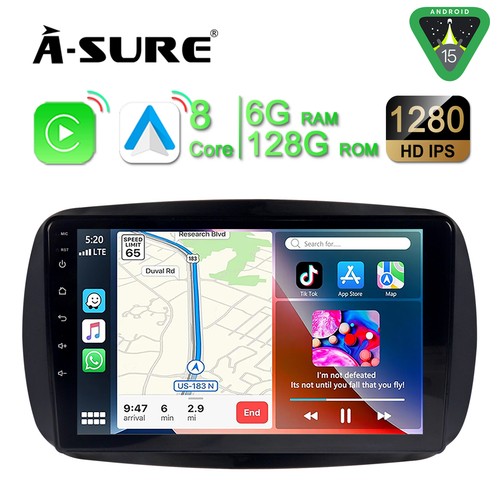 Dab carplay radio 128g - dab+,