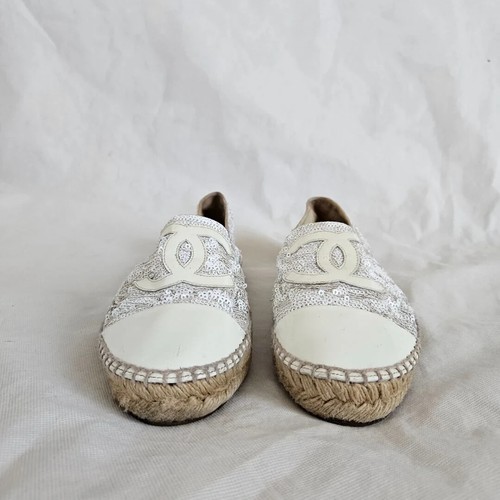 Chanel white sequin - chanel,