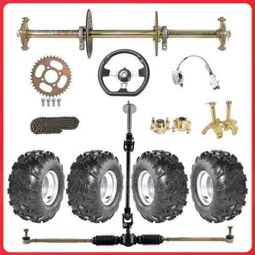 Rear axle kit 8 - 32", wheels
