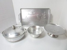 Lot of 4 Vintage Aluminum Duck