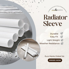 White radiator pipe - pipe, covers