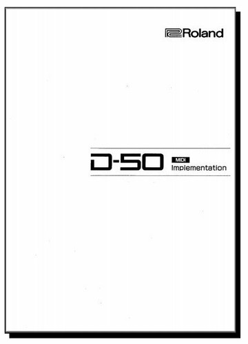 Roland midi - roland, d-50