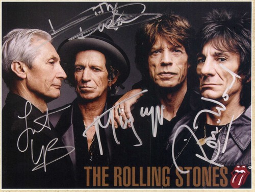 Rolling stones signed - rolling,
