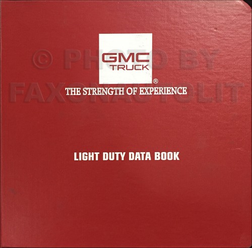 1993 gmc data book dealer - gmc,