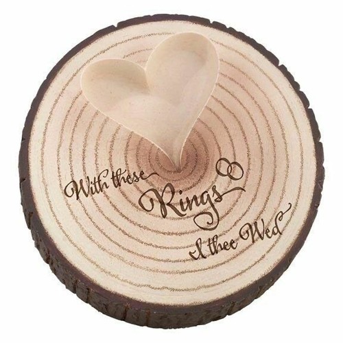 Rustic wedding ring - rustic, holder