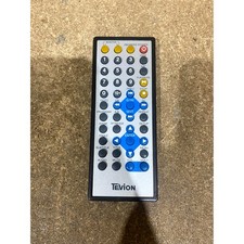 TeVion Remote Control Only Silver Wireless Infrared for 7" Portable DVD Player