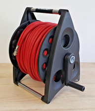 Waterfed Pole Hose Reel with Microbore Hose, Claber 30-metres, Sturdy & Compact