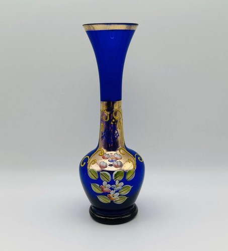Vintage bohemian czech vase - vintage,