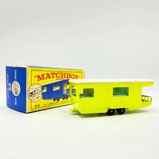 Matchbox Lesney 23d Trailer Caravan Boxed Regular Wheels 