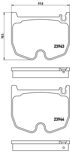 Brembo front brake - front, &