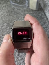 vintage LED watch 1970s