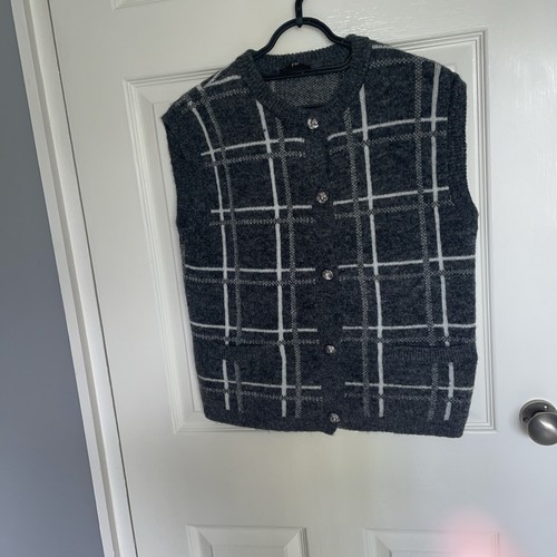 Ladies knitted waistcoat - f&f,
