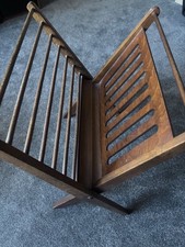 Cees Braakman Wooden X Folding Magazine Rack Scandi Retro 60s