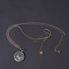 ALL SAINTS COSTUME VINTAGE NECKLACE POCKET WATCH STATEMENT BOHEMIAN TEHYA